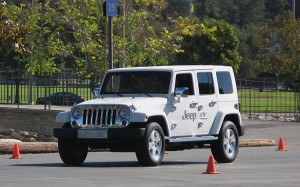 Jeep EV on the track